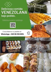 flyer comida venezolana